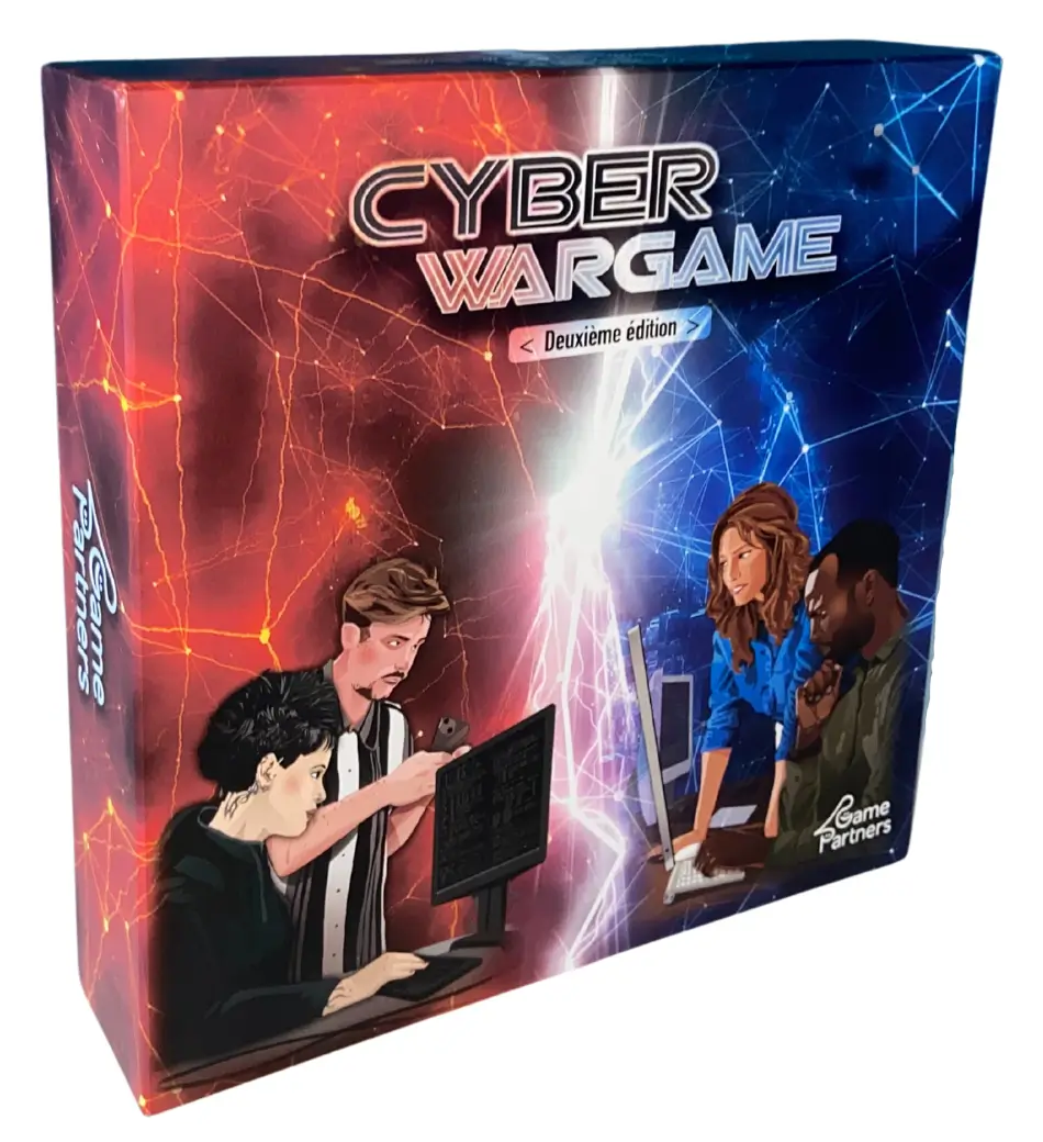 Boîte du serious game Cyber Wargame 2ème édition, le jeu sur la cybersécurité